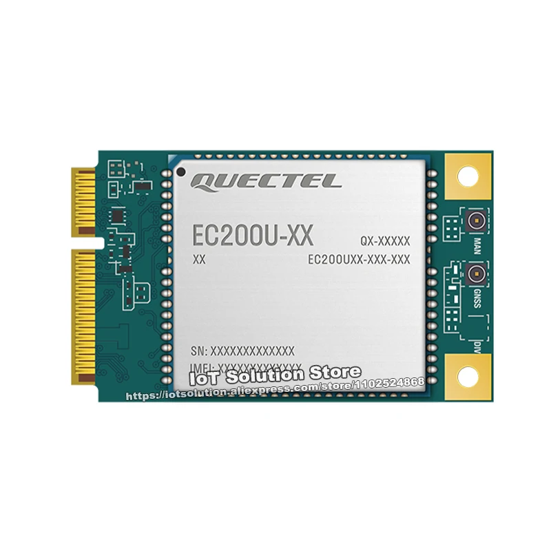 Quectel EC200U-EU untuk wilayah EMEA/Operator 4G LTE Cat.1 modul 10Mbps/5Mbps EC200U EU EC200UEU EC200UEUAA EC200UEUAA-N05-MN0AA