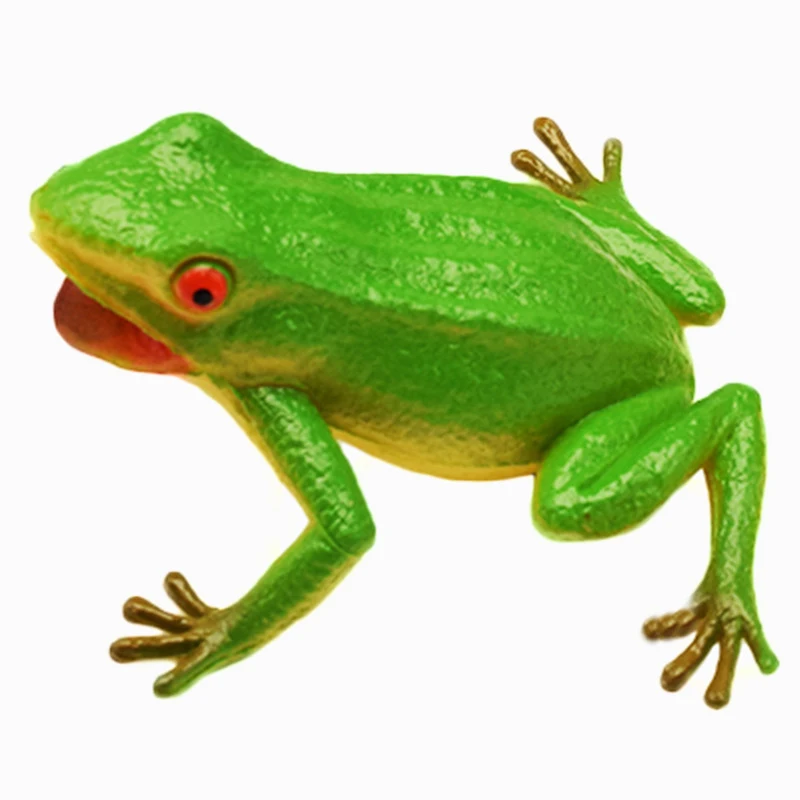 스푸프 장난감 시뮬레이션 개구리 모델 동물 장난감 두꺼비 장난스러운 무서운 소리 나는 개구리 장난감 어린이 취미 수집용 장난감