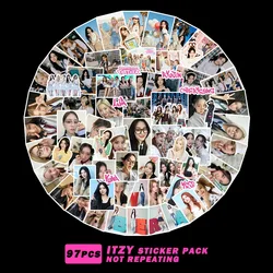 94pcs/set Kpop ITZY CKILL THE DOUBT Stickers HD High Quality K-pop ITZY Photo album Sticker Fan gifts