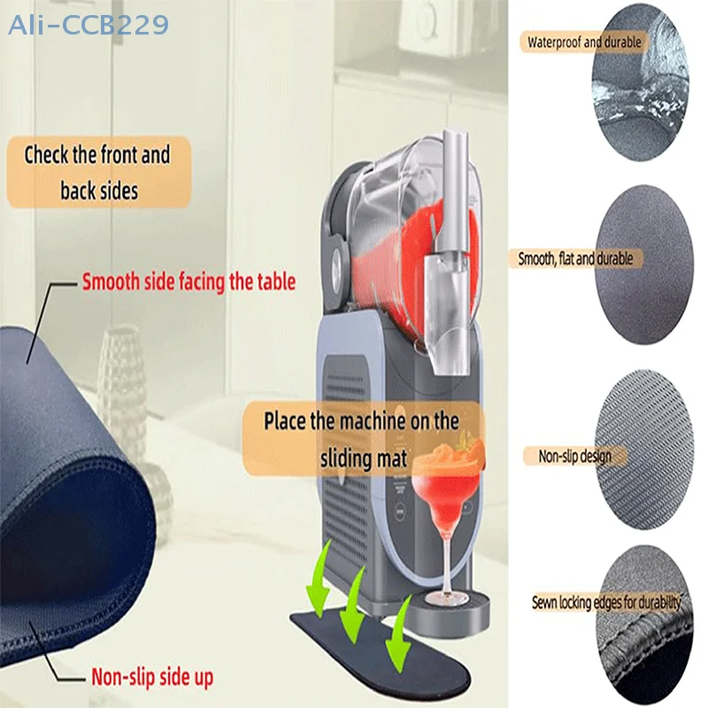 Sliding Pad Compatible With Ninja Slushie Machine FS301C / FS301 / FS300,Slushie Machine Accessories