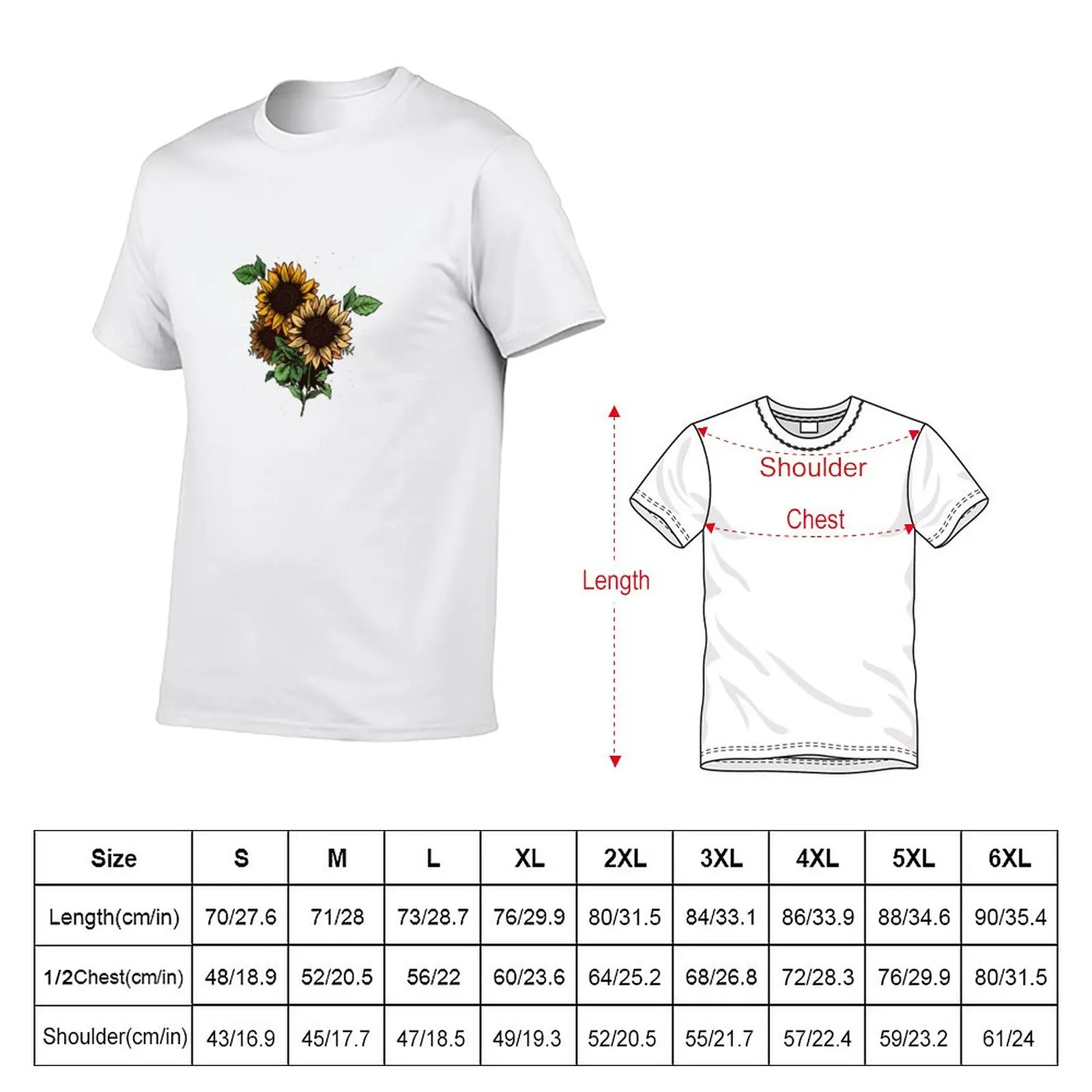 New sunflowers T-Shirt T-shirt for a boy sublime t shirt t shirts for men graphic