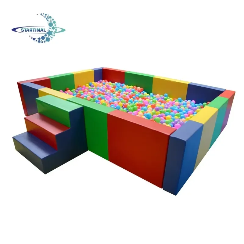 Environmentally friendly square combination soft play children's plastic indoor ball pool