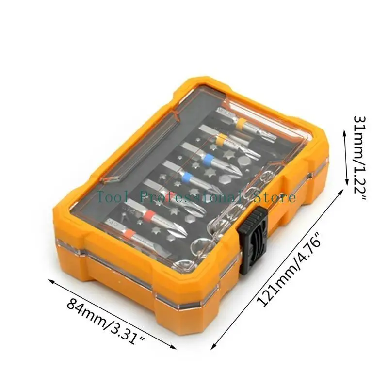 57QF مفك البراغي الأساسي TORX ، شقة ، سداسية ، مجموعة بتات مربعة.