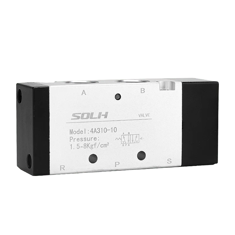 

Pneumatic control type two-position five-way solenoid valve 4A230 pneumatic control 4A110/210/310/410-06/08/10