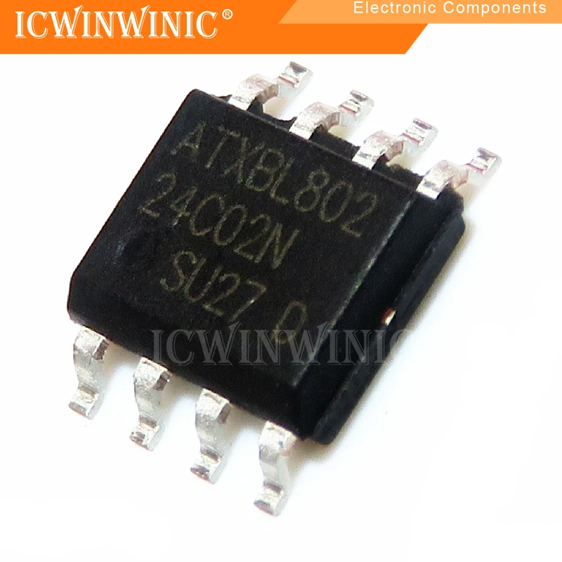 10 peças AT24C02 24C02