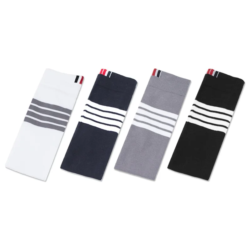 Chaussettes de golf en coton absorbant la transpiration pour femmes, bas respirants, accessoires de sport au genou