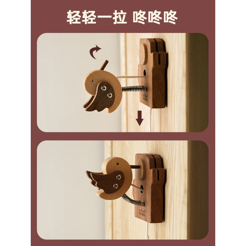 Go to a windy place with the same doorbell, pecker, bird, drag, knock, decorative pendant, homestay creative decoration, toy