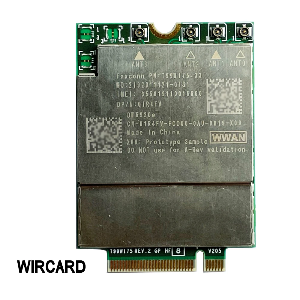 WIRCARD T99W175.33 DW5930e X55 5G Module DP/N 01R4FV for Dell Laptop Latitude 5430 7330