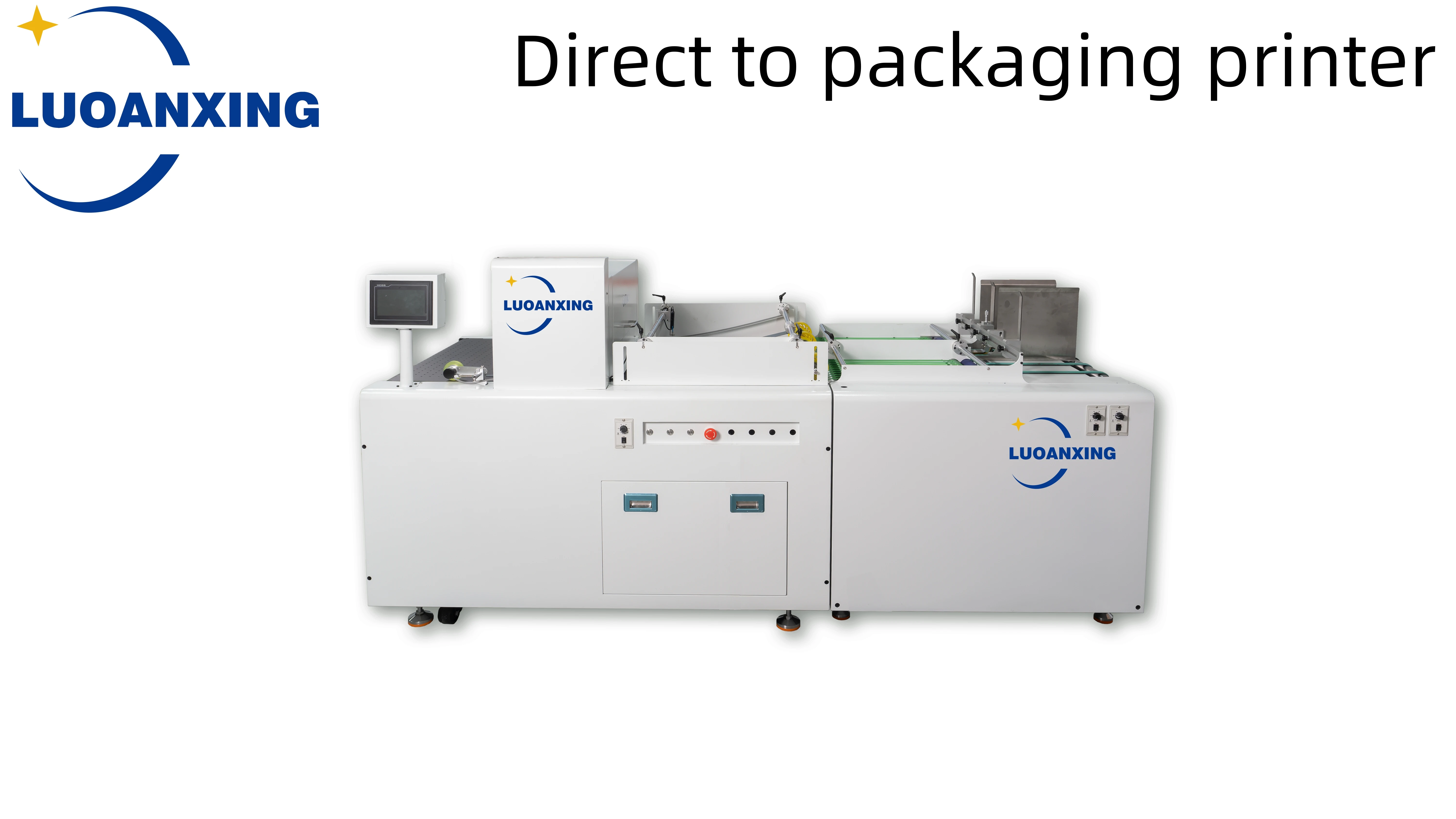 ANXING Industrial One Pass impresora Carton Packing Printer Single Pass Paper Bag Carton Multifunctional Digital Inkjet Printer