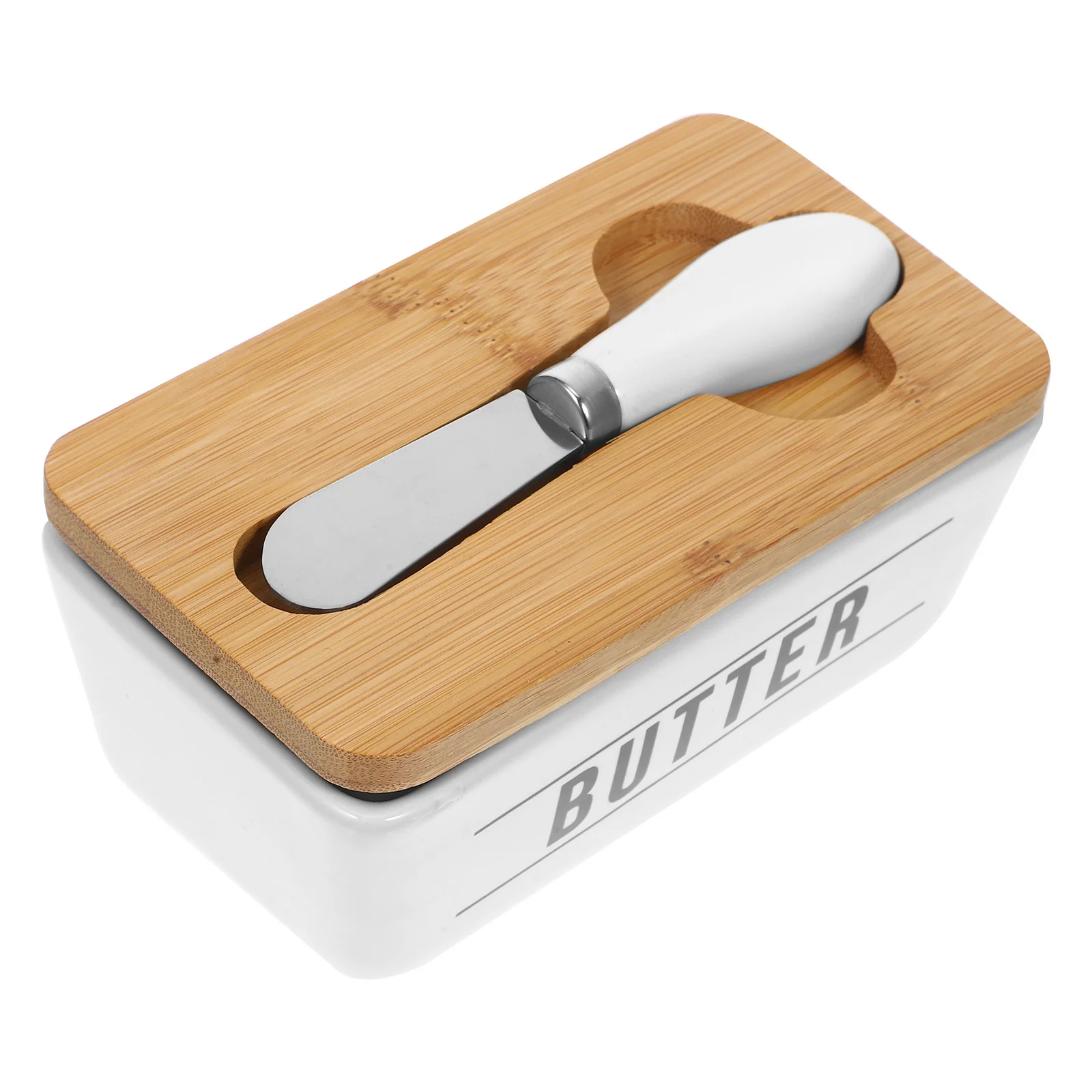 

1Set Refrigerator Butter Holder with Built-in Cutter Space-Saving Kitchen Butter Dish Cheese Storage Box Cheese Container