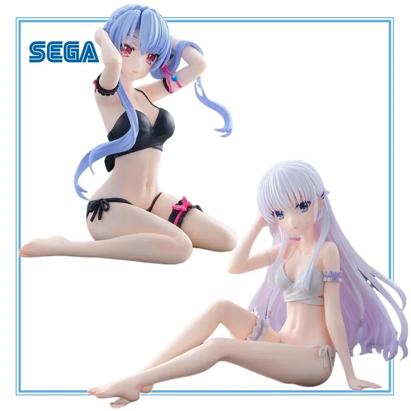 

In Stock Original SEGA Luminasta Sorakado Ao Naruse Shiroha Summer Pockets Anime Figure PVC Collectible Model Doll Ornament Gift