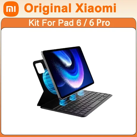 Oryginalna klawiatura Xiaomi Pad 6 /6Pro Etui na telefon Zestaw inteligentnej klawiatury do tabletu Etui z magnetycznym mocowaniem 64 przyciski 1,3 mm skok klawisza