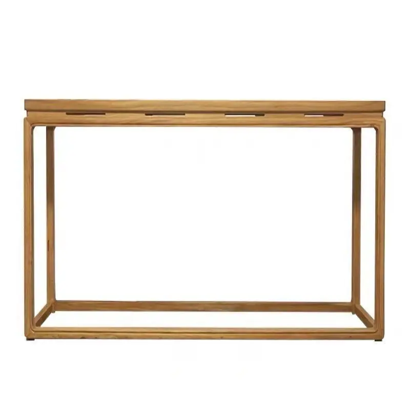 New Chinese style strip case entrance table simple all solid wood table strip table