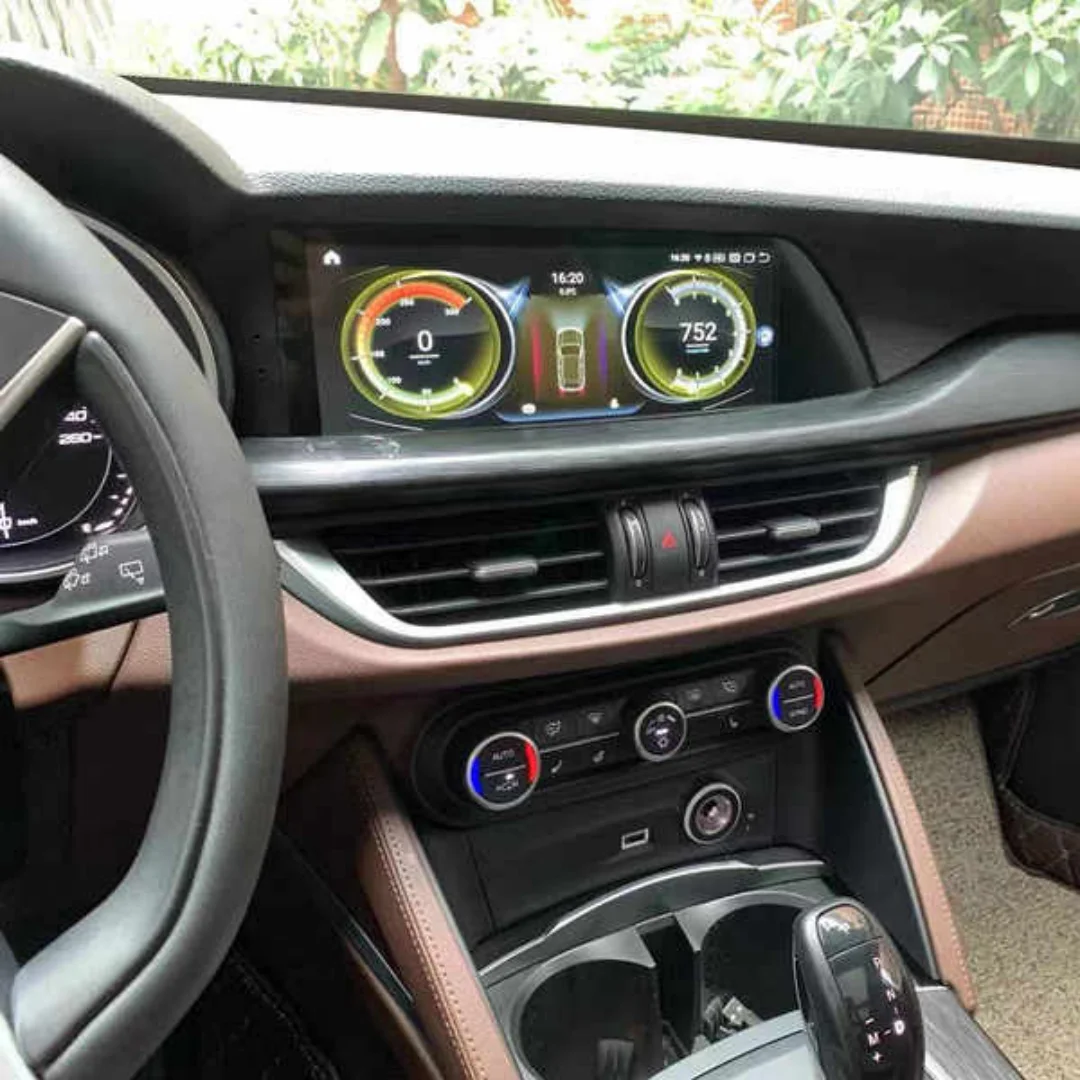 2026 Newest 10.25 ‘’Android 15 For Alfa Romeo Stelvio Giulia 2015-2020 Audio GPS Navigation WIFI DSP 4G Carplay Car Radio BT 5.0
