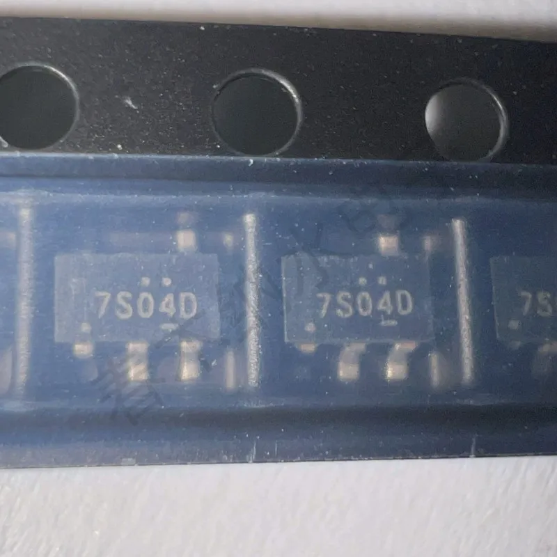 Chip SOT-23-5 Tela de seda 7s04 Portão e Inversor Patch Logic IC Chip
