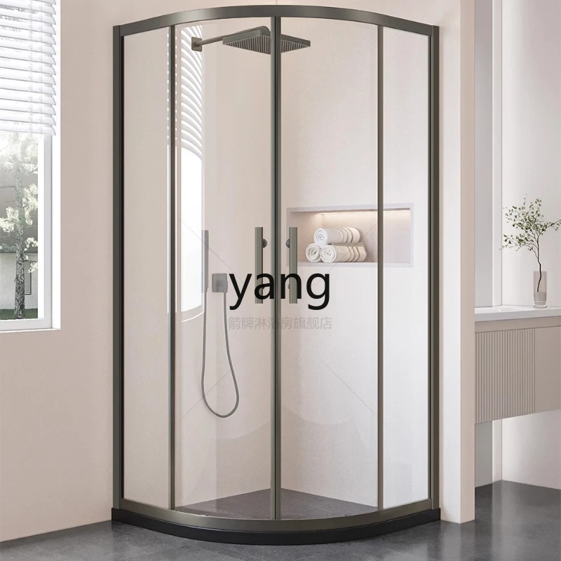 

LH stainless steel shower room integrated household double sliding door integrated bathroom partition