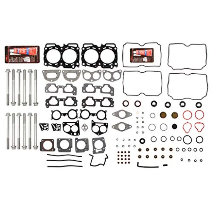 

MA4216917200 Комплект болтов прокладки головки блока цилиндров, совместимый с комплектом для ремонта двигателя Subaru Impreza Legacy Forester Outback 2,5 SOHC f