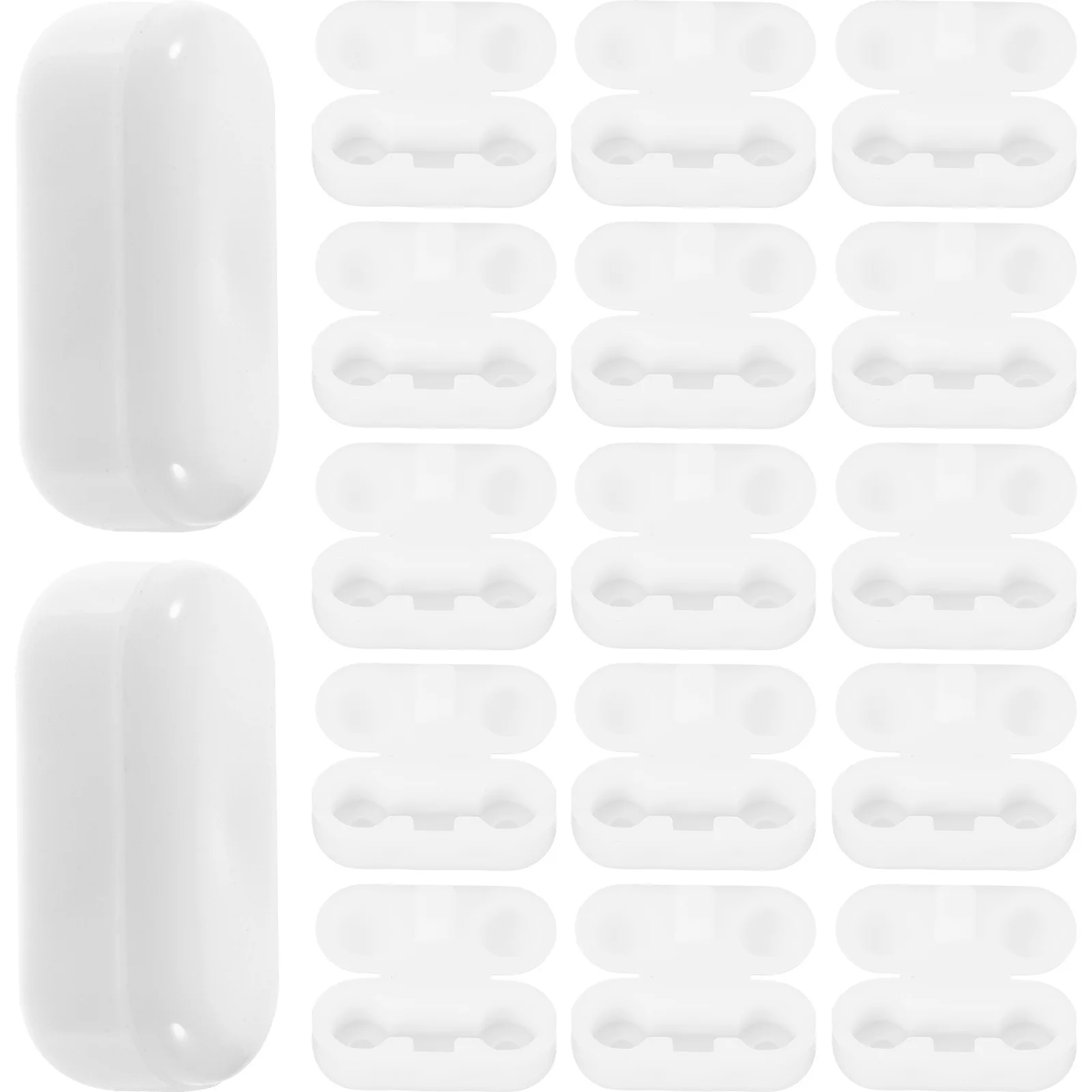 

50Pcs Blind Chain Connectors Plastic Beaded Chain Repair Parts for Vertical Blind Replacement Louver Accessories