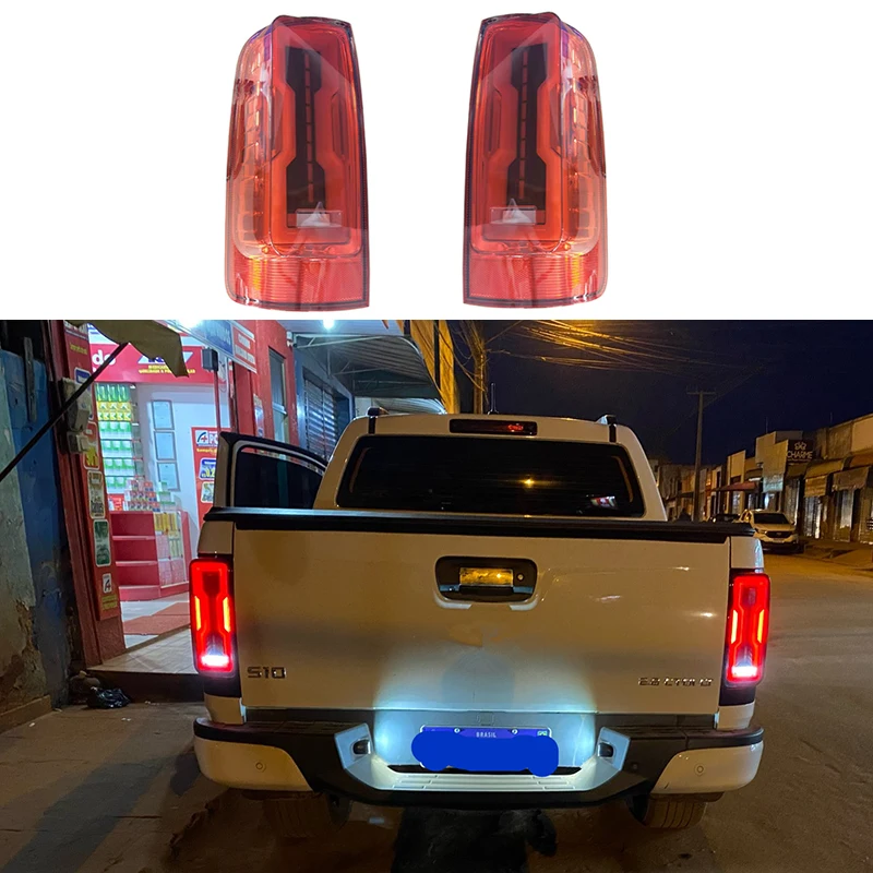 

Modified led rear lamp assembly for 2012-2020 chevrolet colorado S10 2021 red taillight with brake turn signal revers light