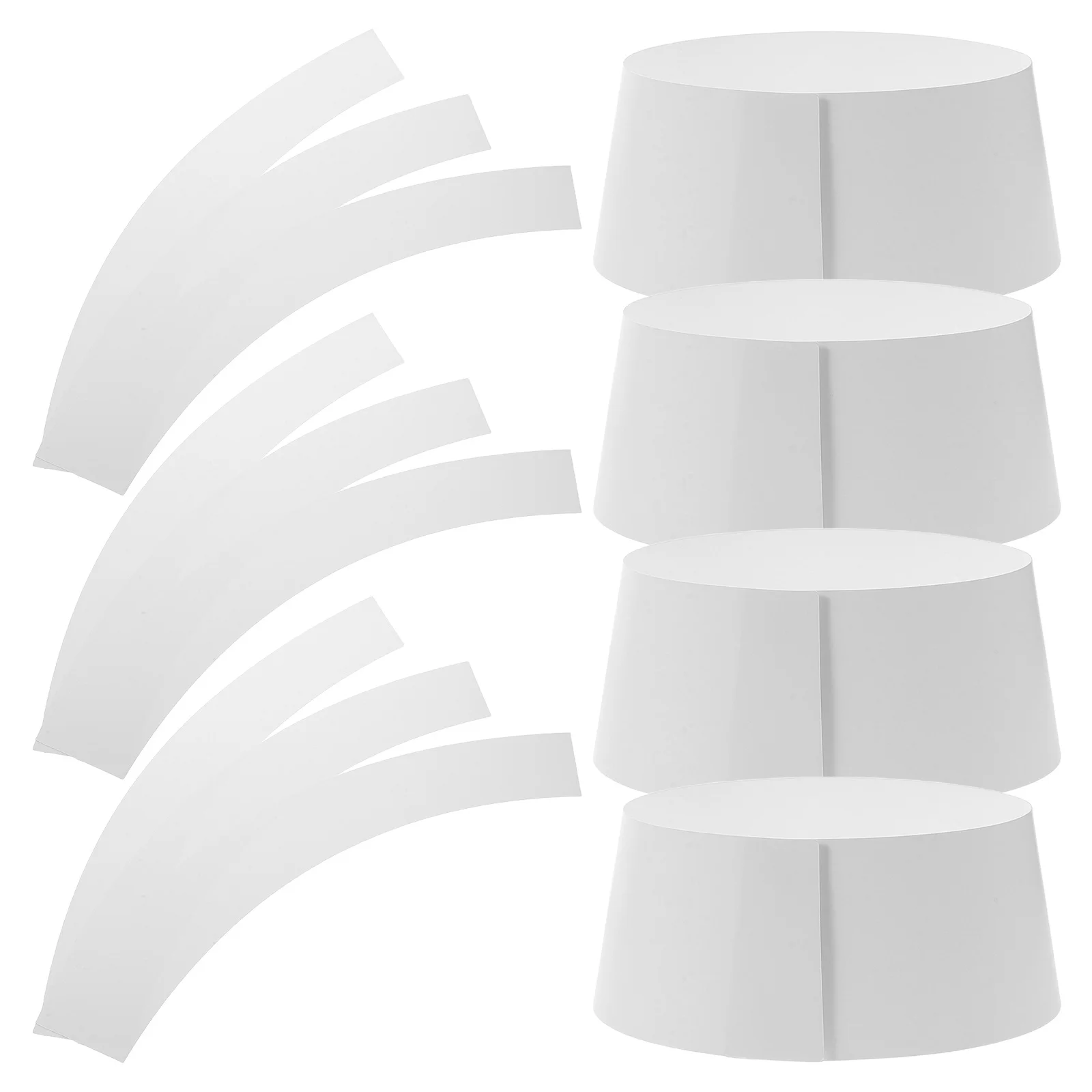 

20pcs Inner Structure Paperboard Cap Inserts Round Top Hat Shaper For Shape Restoration Wrinkle Prevention Lightweight Support