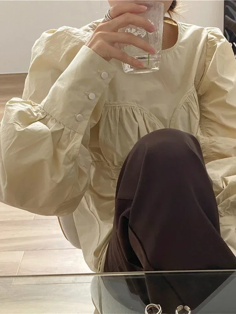 

Embroidery Lace Spring femme Shirt Casual white Tops Girls Blouse Women Long sleeve Linen Cotton New Women Blouses femme