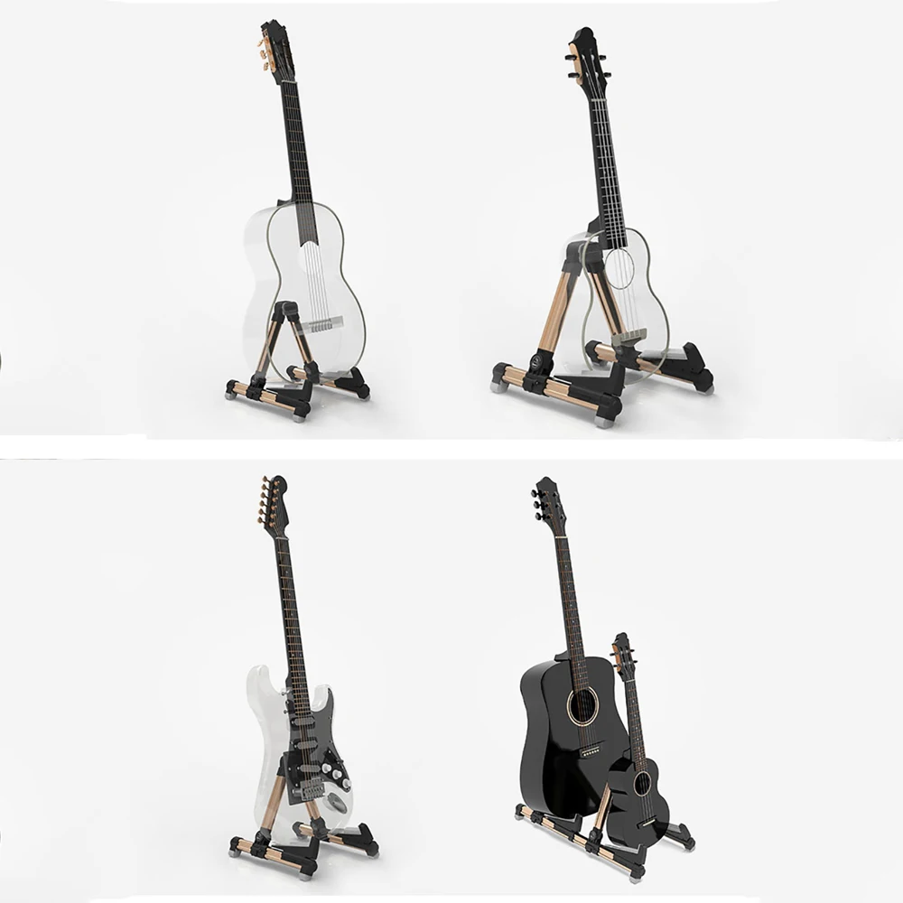 

GALUX GS-200 Guitar Stand Acoustic Electric Guitar Ukulele Violin Universal Foldable A-type Portable Musical Instrument Stand