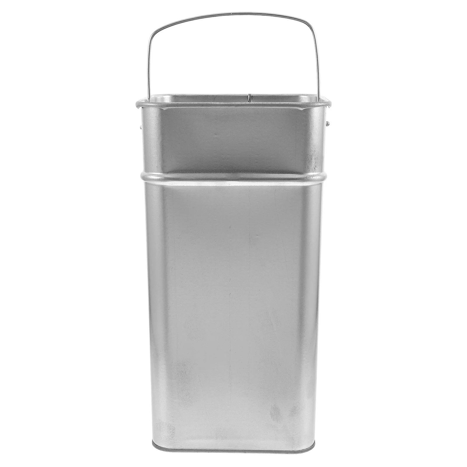 

Garbage Bucket Inner Liner Large Capacity Galvanized Sheet Metal Trash Can Portable Outdoor Storage Bin For Home Kitchen Yard