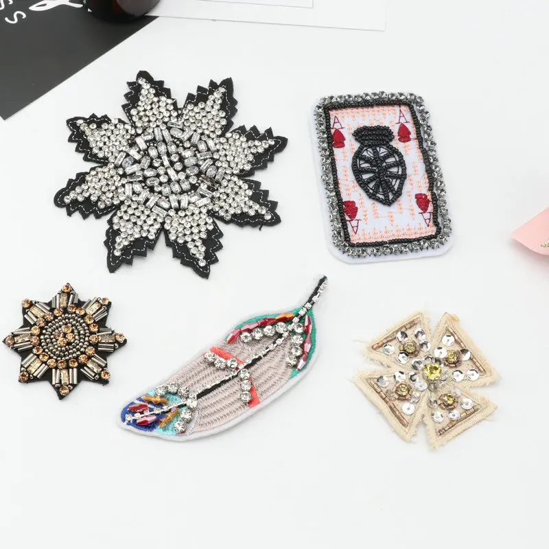 Handmade DIY Beads, Star Clothing Cloth Stickers Are Now Made, Drill Fleece Bags, Shoes, Hats and Jackets Decorative Stickers