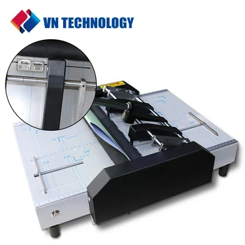 Machine automatique de fabrication de livrets, plieuse de papier, dimension maximale de 11.7x16.5 pouces, pour documents de reliure de livrets exécutifs