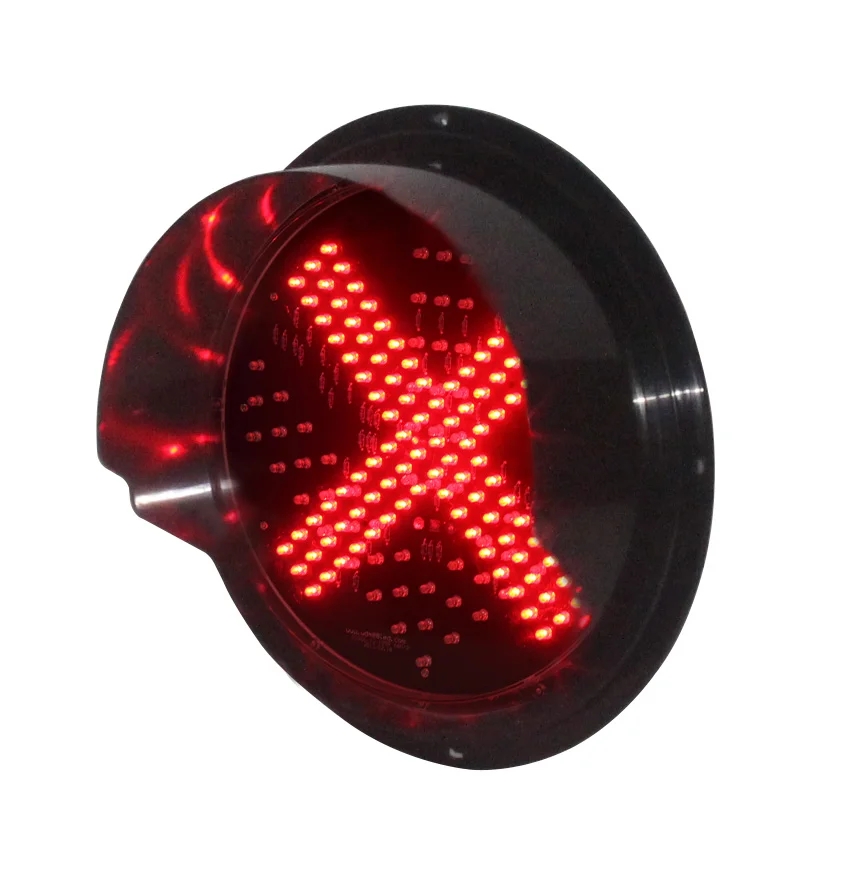 New Arrival 300MM Lamp Diameter Red Cross Green Arrow Traffic Light Module Guide Signal Light