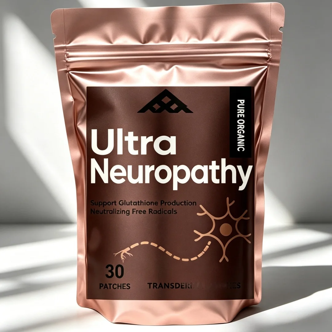 30 Patchs Transdermiques de Soutien pour la Neuropathie avec Acide Alpha-Lipoïque - Meilleur Soutien pour le Soulagement des Symptômes Périmédiens
