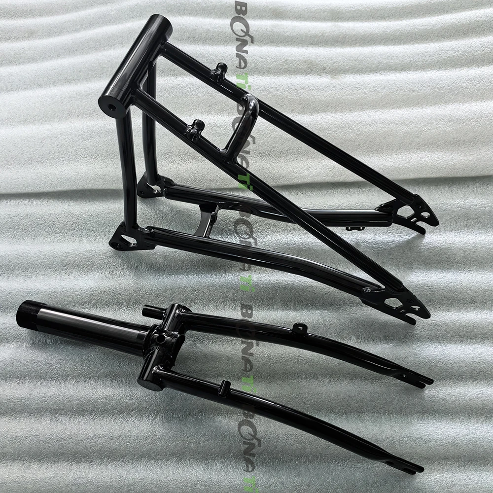 

Gr9 Titanium Trifolding Bike Front Fork Rear Triangle Frame P Line Custom Color