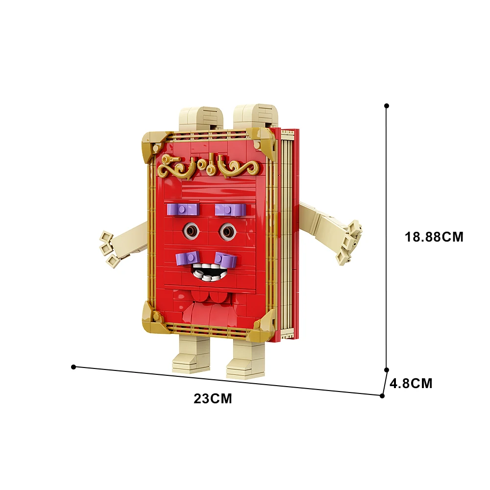 MOC Magic Book Game It Take Two Grimoire Building Blocks Model Suits Ornaments Adult Children's Birthday Gift Christmas Present