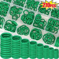 270pcs/box 18 Sizes Universal O-Rings Rubber Sealing Rings Car Air Conditioning Compressor Sealed Rings Gasket Auto Repair Tools