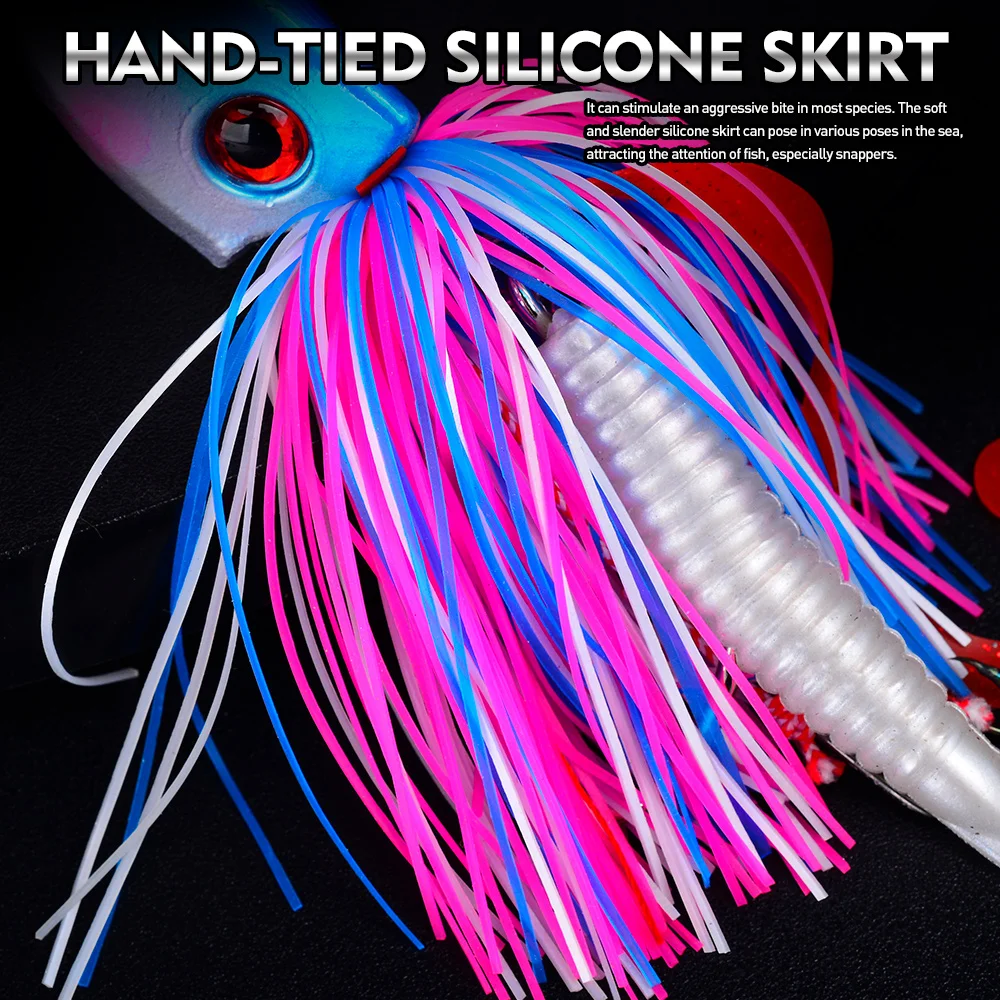 Wobbler Blackfish Bass Baits 40g-60g Jigging Head Bait Lure Collection Rock Swim Bladed Angelköder Salzwasserangeln – Detail 7
