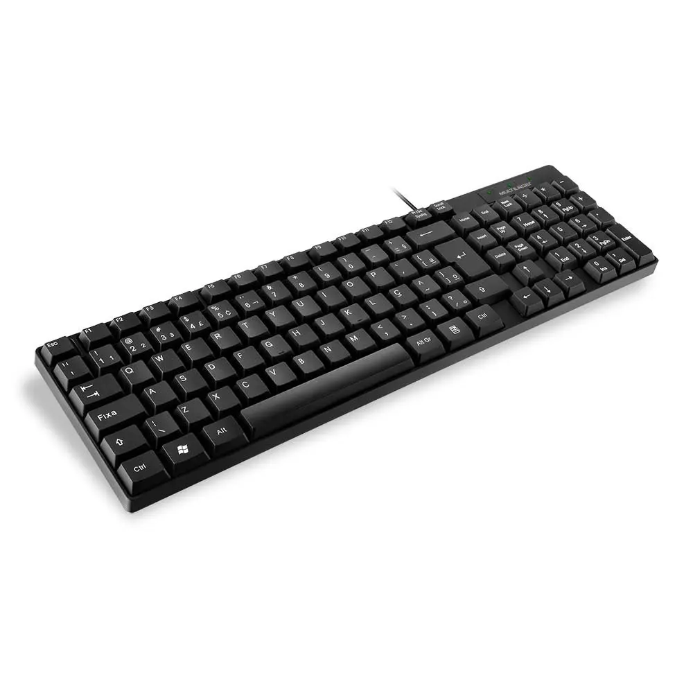 Multilaser Black Slim Laser Keyboard Usb - TC193