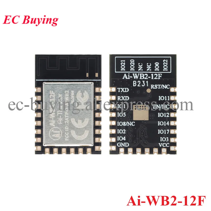 Ai-WB2-07S Ai-WB2-12F Ai-WB2-32S -M1 -M1-I -13 -13U -01F Ai-WB2-12S Ai-WB2-01M -01S BLE Wif Módulo de transmissão serial sem fio