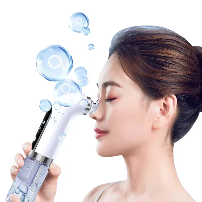 Nieuwe Collectie 2025 Heet Verkoop Kleine Bubble Comedondrukker Cleaner Watercyclus Mee-eter Elektrische Vacuüm Comedondrukker