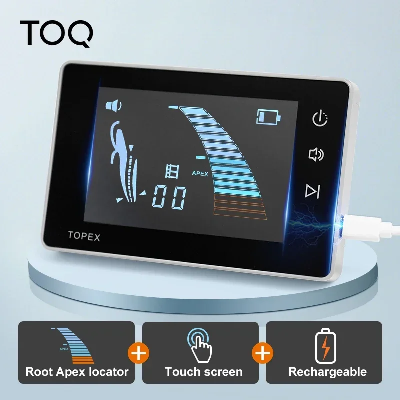 Dental Micro Mini Endo Apex Locator Rechargeable TOPEX mini Apex Locator Mini Root Canal Located smart touch screen Machine