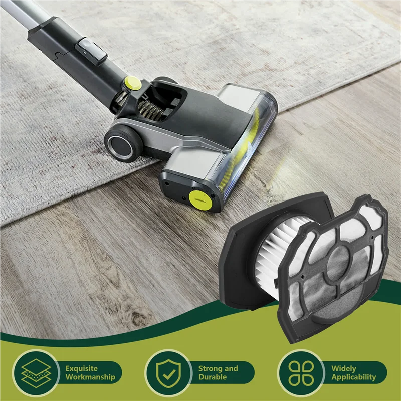 UN-3 قطعة ل Ryobi 313282002 18 مكنسة كهربائية الجبهة فلتر HEPA استبدال الملحقات أجزاء متينة