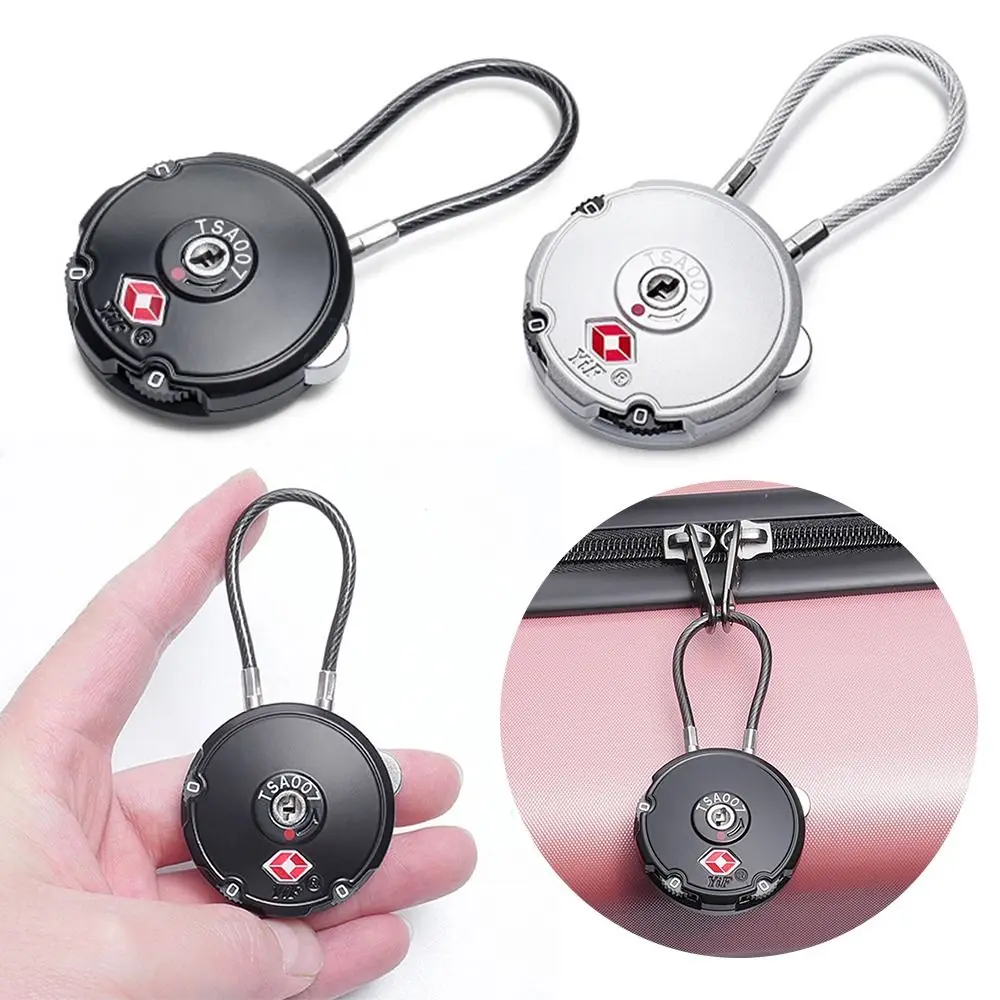 Anti-Theft Travel Luggage Suitcase Padlock 3 Digit Combination Lock Password Lock Customs Code Lock TSA Customs Lock