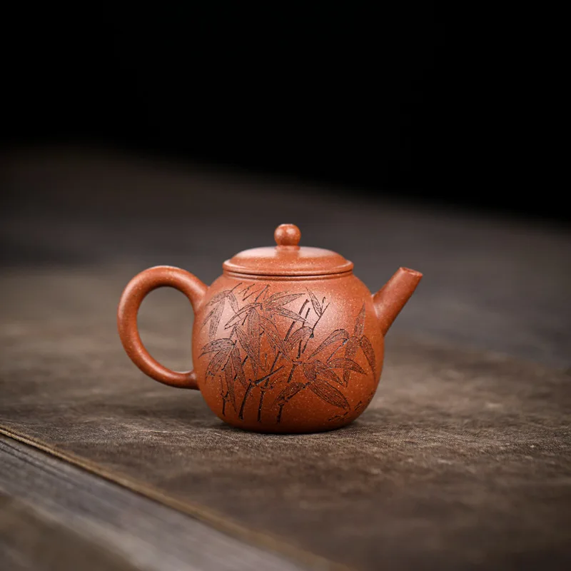 

Yi Xing Hu Purple Clay Kettle Zi Sha Hu 130ml Teapot Pot Container Tea Pot Kung Fu Tea Original Top Grade Gift