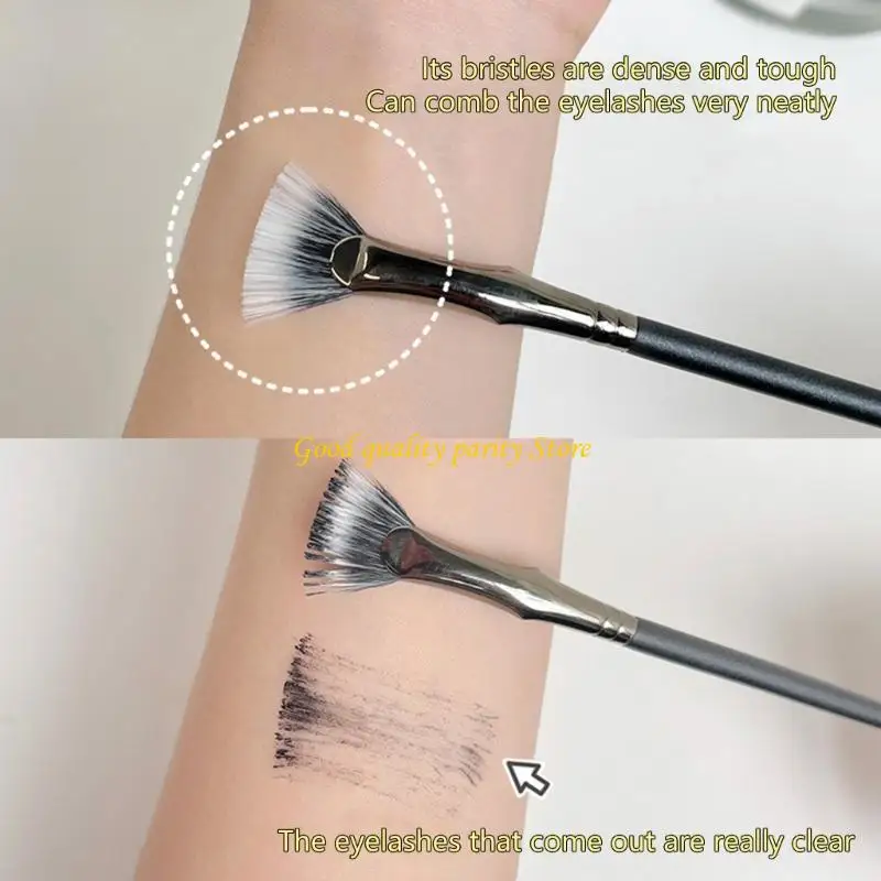 M4ya Mascara Pennello a ventola per ciglia a ventola a ventola a forma ciglia a ventola per effetti a sollevamento naturali e