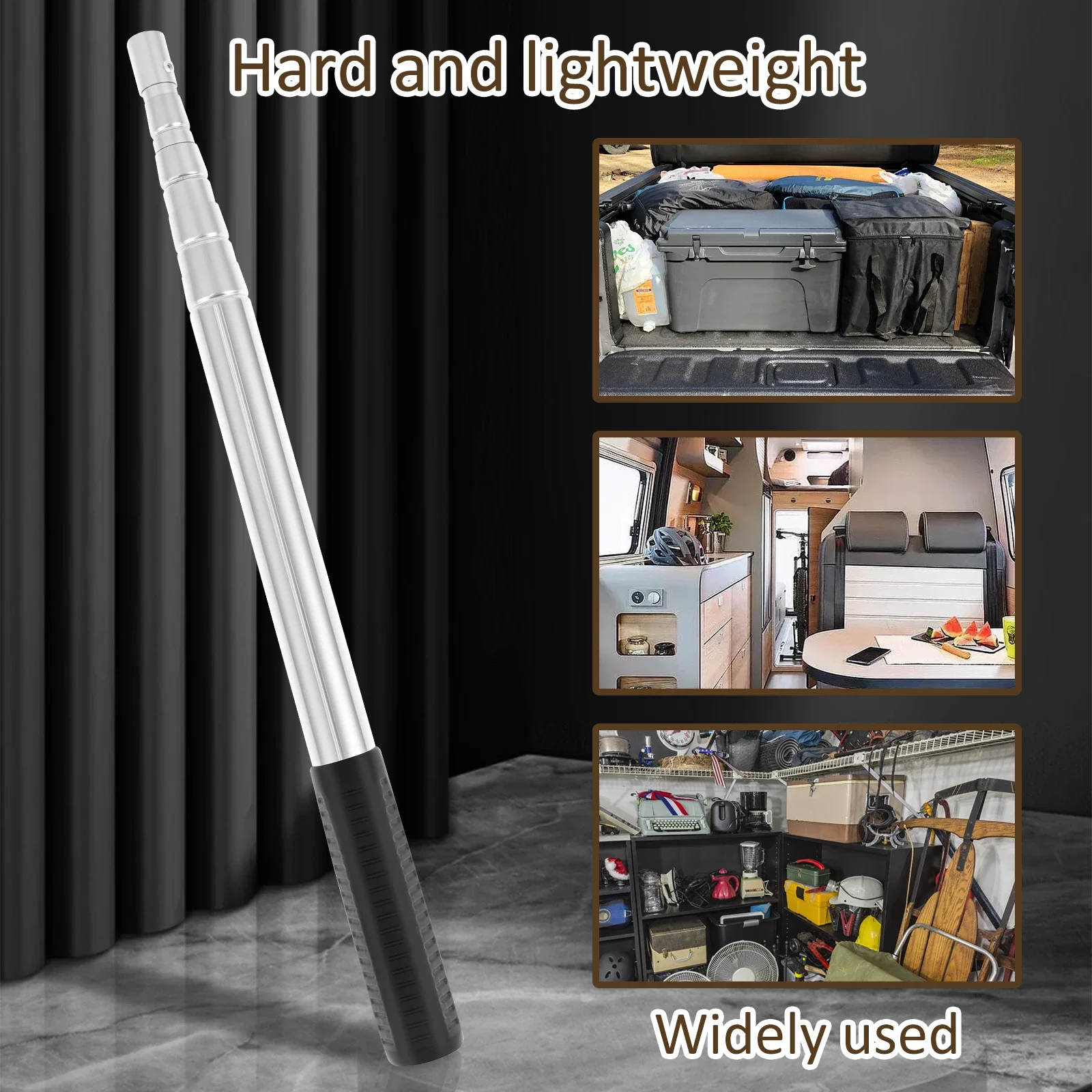 مريح تصغير شاحنة السرير المسترد أداة الفولاذ المقاوم للصدأ شاحنة البضائع المنتزع مع المضادة للانزلاق المطاط قبضة للشاحنات المرآب