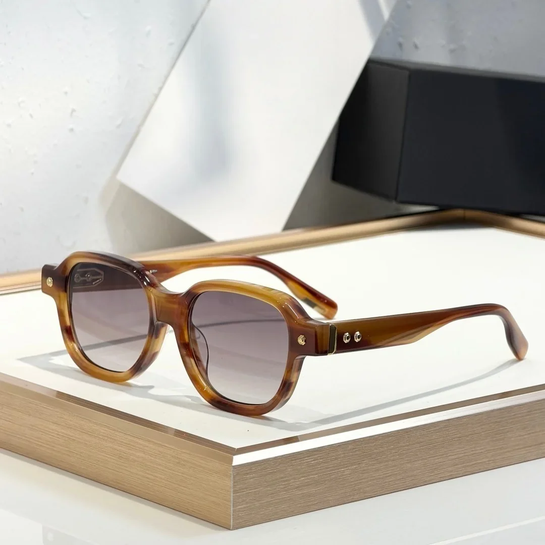 JD Project 12 Top Quality Mens Sunglasses for Women Fashion Trend Luxury Acetate Titanium UV400 Designer Sunglasses Frame