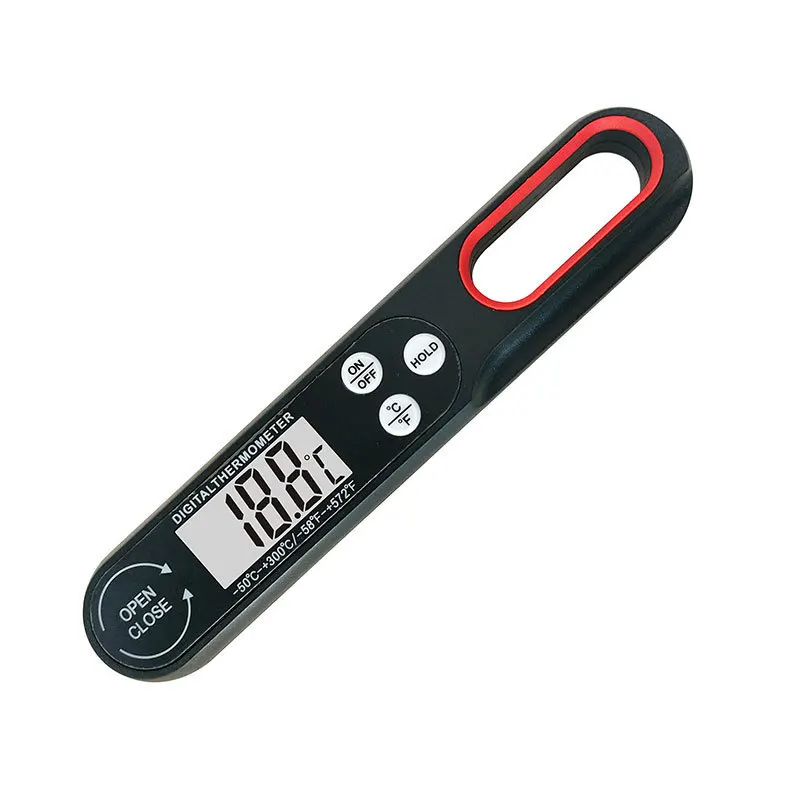 20pcs B1008 Food Thermometer Bbq Barbecue Thermometer Baking Folding Thermometer Temperature Measurement in 5 Seconds