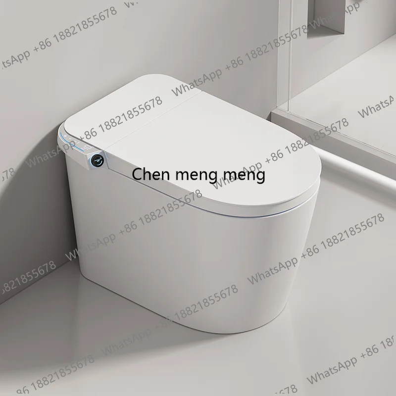 Bathroom S Trap Auto Open Floor Mounted One Piece Tankless Intelligent Smart Toilet