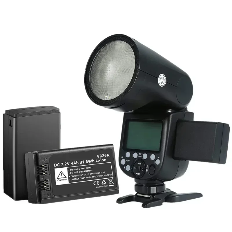7.2V/4000mAh VB26A polimerowe akumulatory litowo-jonowe do GodoxV1S V1C V1N V1F V1O VB26A v860iiround głowica Flash Speedlite