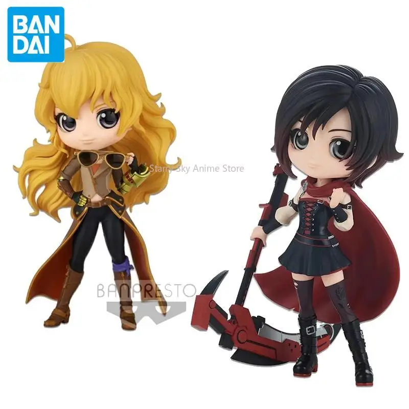 Original Banpresto in Stock Genuine Anime Rwby Yang Xiao Long Ruby Rose Action Figure Model Dolls Toy Ornament Festival Gift