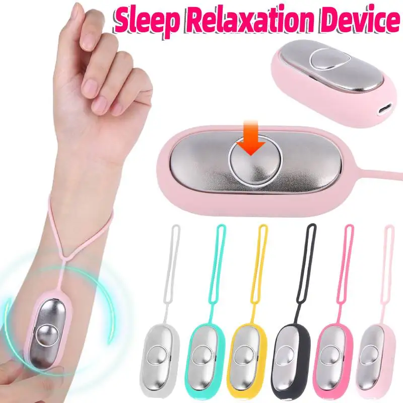 Sleep Aid Relief Holding Machine Handheld Lightweight Micro-Current Instrument Relaxation Device for Insomnia Brain Massage